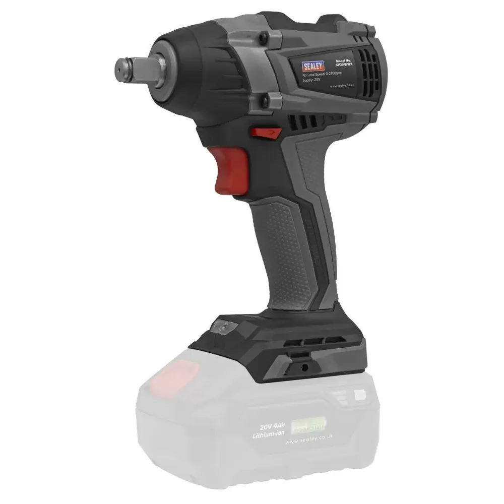 Liquide de frein DOT4 Sealey CP20VIWXKIT 20V Brushless Impact Wrench Kit 1/2"Sq Drive 2 x 4.0Ah Battery & Charger Bag