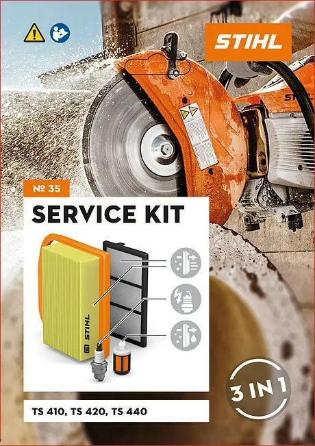 STIHL Service Kit 35 pour TS 410, TS 420 & TS 440 avec action longue durée
