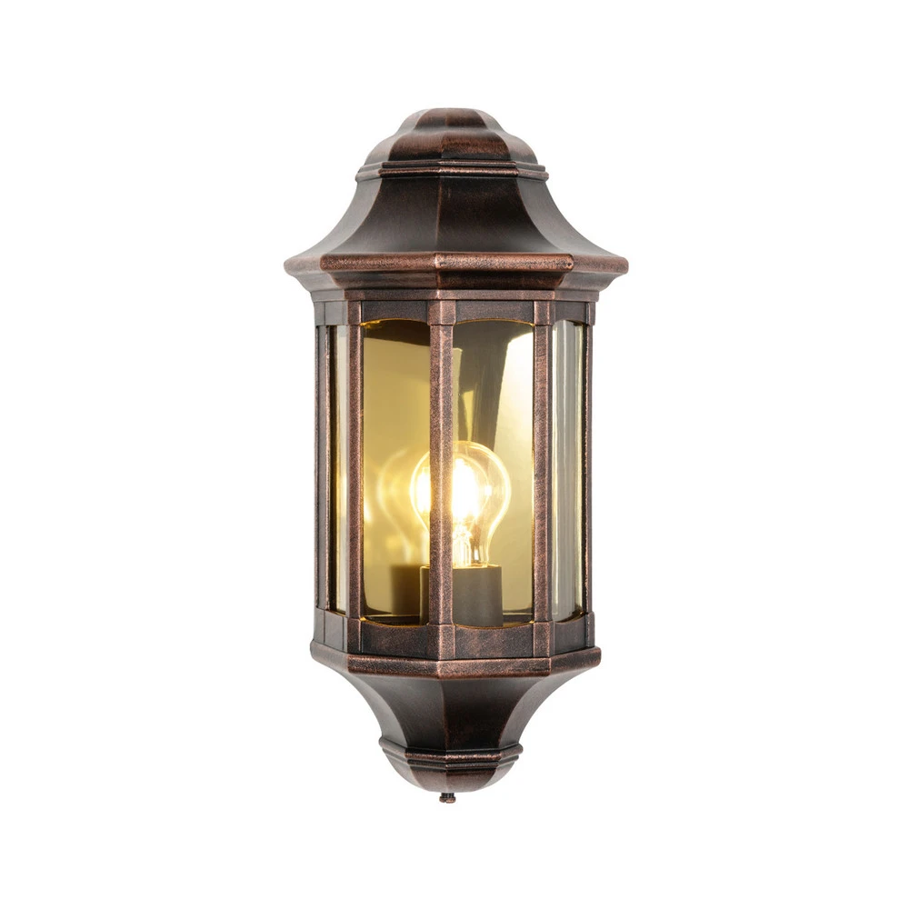 Applique d’extérieur 1160 alu moulé noir-cuivré