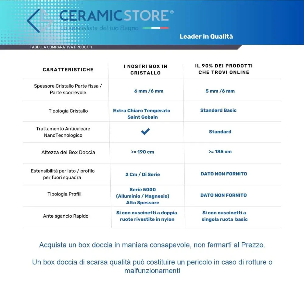 Cabine de douche semi-circulaire Loop 90x90 en aluminium et verre voir à travers anticalcaire Smart Clean