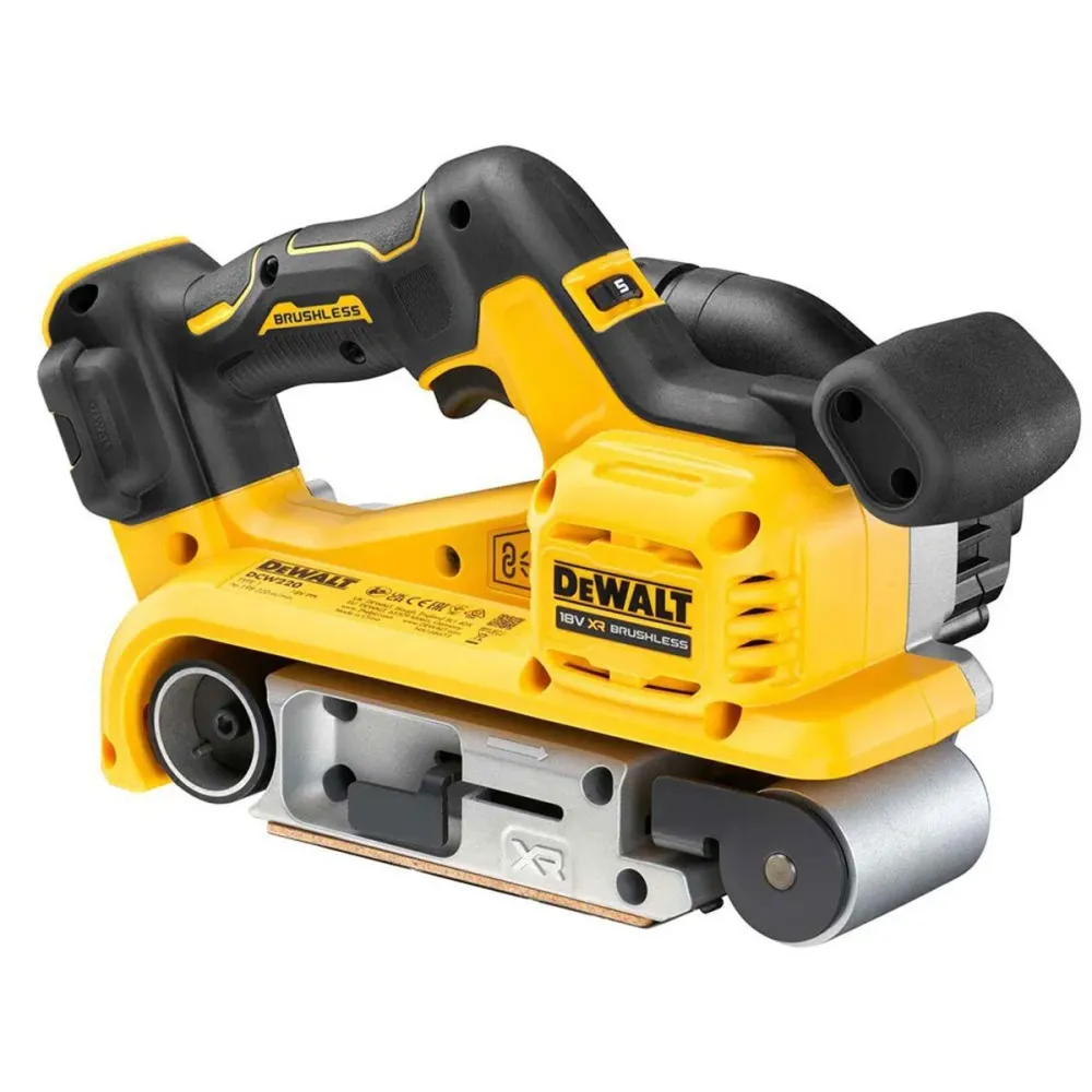 Dewalt DCW220NT 18V XR Brushless 75mm Belt Sander Body Only TSTAK Case
