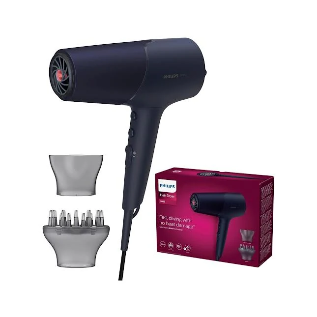 Philips 2300W Thermoshield Hairdryer Noir jais