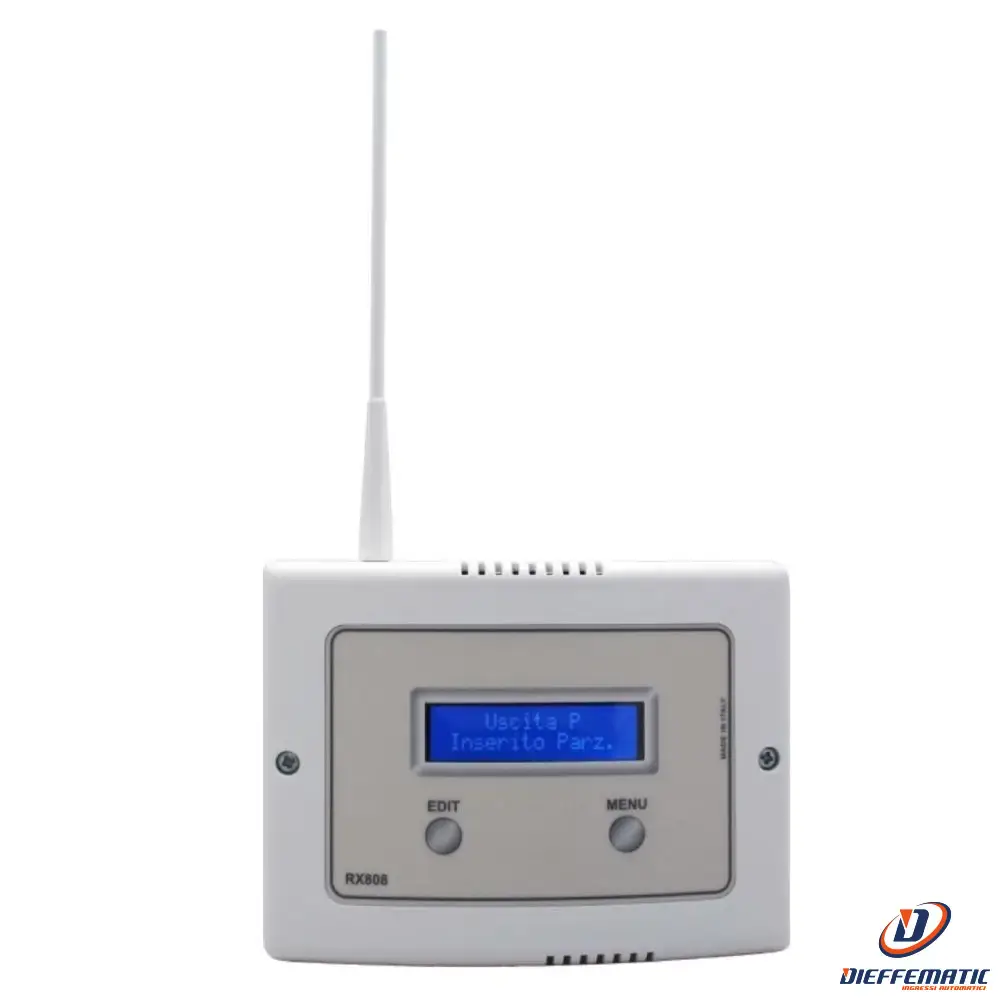 Ricevitore Radio 80 Canali Display Lcd Duevi Rx808-lcd Allarme Antifurto Nuovo