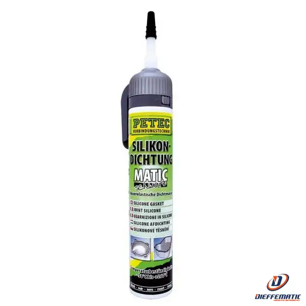 Silicone Nero Petec Adatto Riparazioni Motori Oleodinamici Basculanti