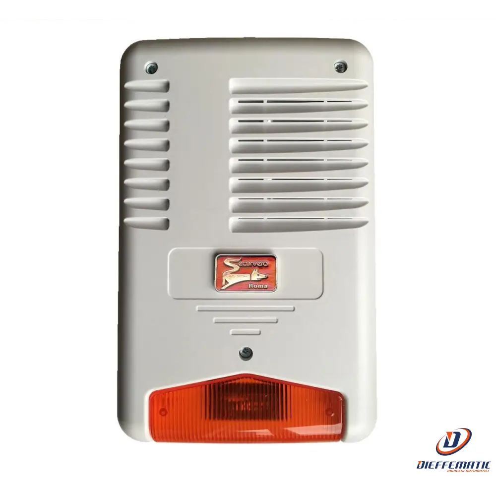 Sirena Lampeggiante Esterna Bitono 110 Db 12 Vcc 1,5 Ah Securvera Sv-Splsflpaid