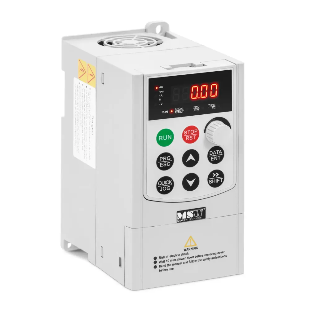 Variateur de vitesse vfd 2 200 watts 230 volts 0,1 à 500 hz LED ABS gris 14_0010194