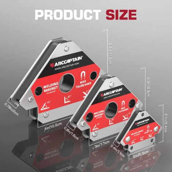 ARCCAPTAIN Welding Magnet Combination Set – Wholesale Magnetic Holders Welders