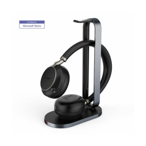 BH76 Teams Bluetooth Business Headset Charging Stand USB- Noir jais YEA-BH76-STND-TEAMS-BLK-USBA