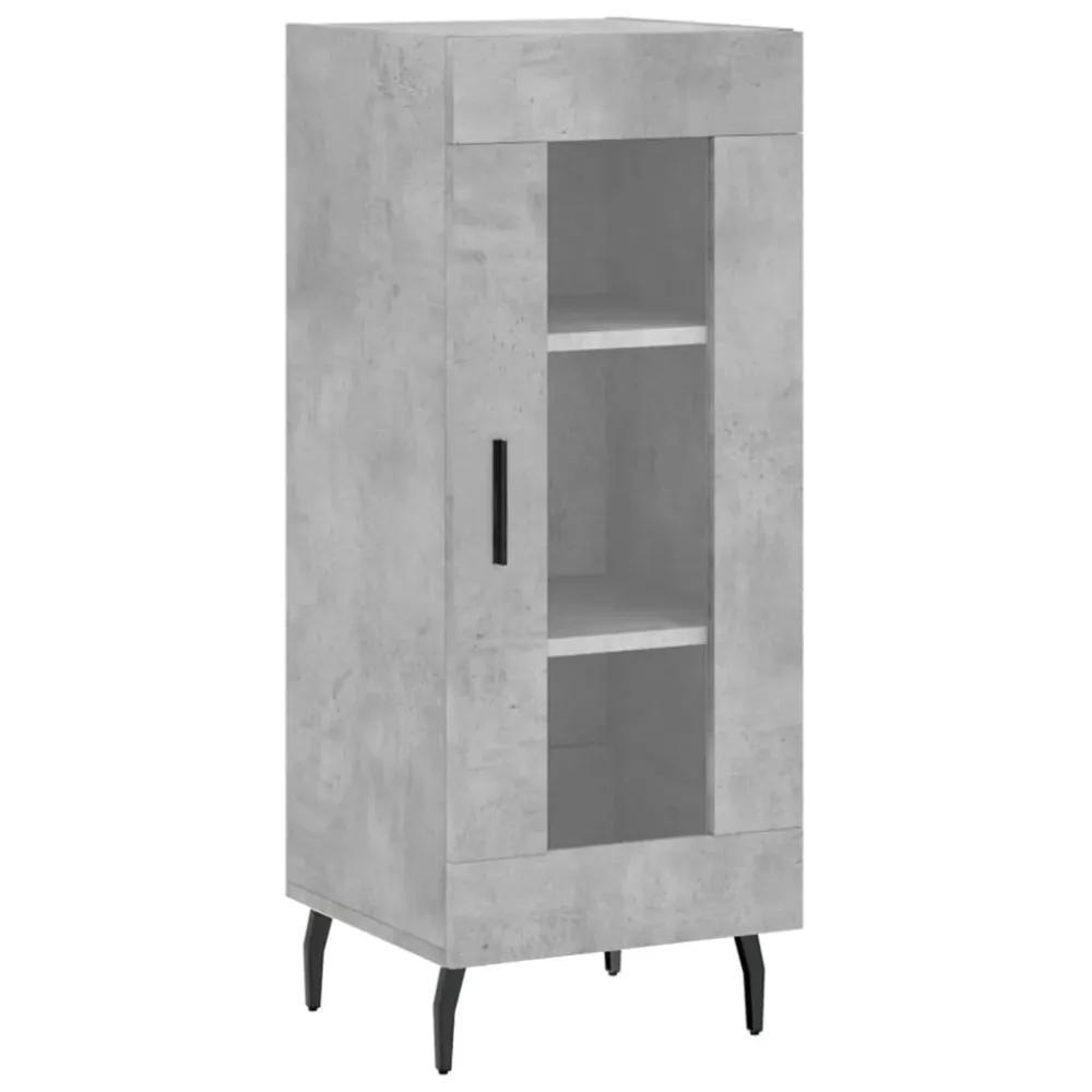Buffet bahut commode armoire meuble de rangement organisateur cuisine salle de séjour salon haut 34,5 x 34 x 180 cm bois d...