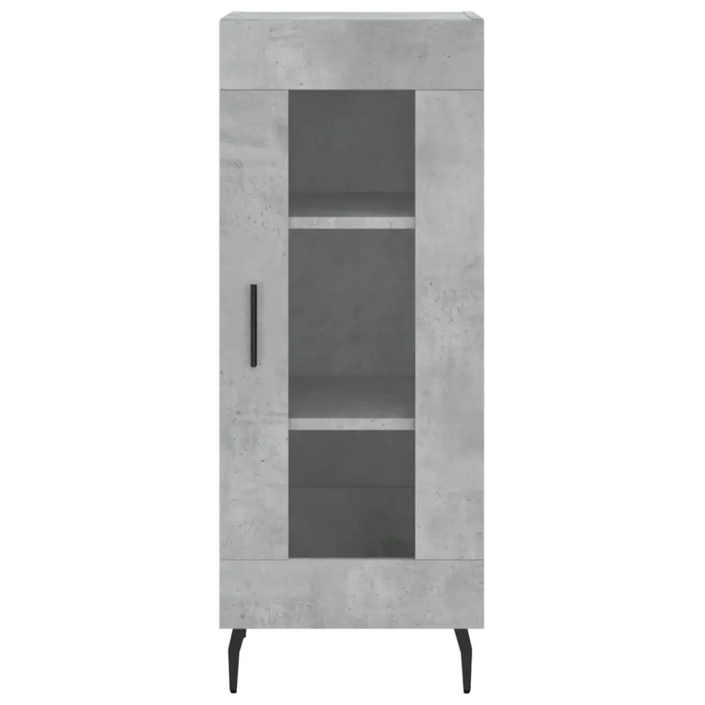Buffet bahut commode armoire meuble de rangement organisateur cuisine salle de séjour salon haut 34,5 x 34 x 180 cm bois d...