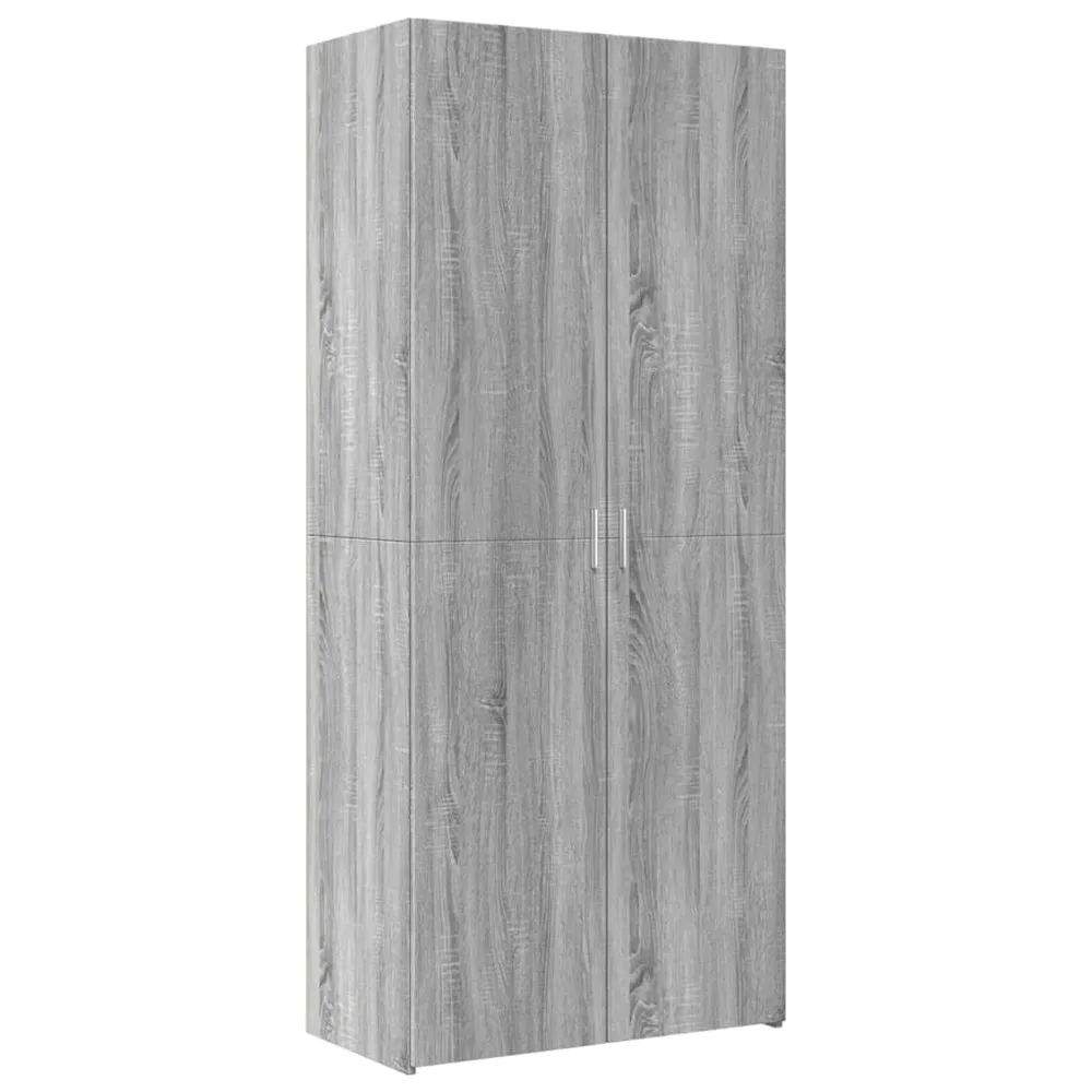 Buffet bahut commode armoire meuble de rangement organisateur cuisine salle de séjour salon haut sonoma 80 x 42,5 x 185 cm...
