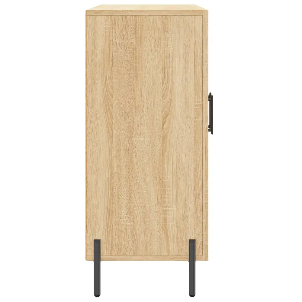 Buffet bahut commode armoire meuble de rangement organisateur cuisine salle de séjour salon sonoma 90 x 34 x 80 cm bois d'...