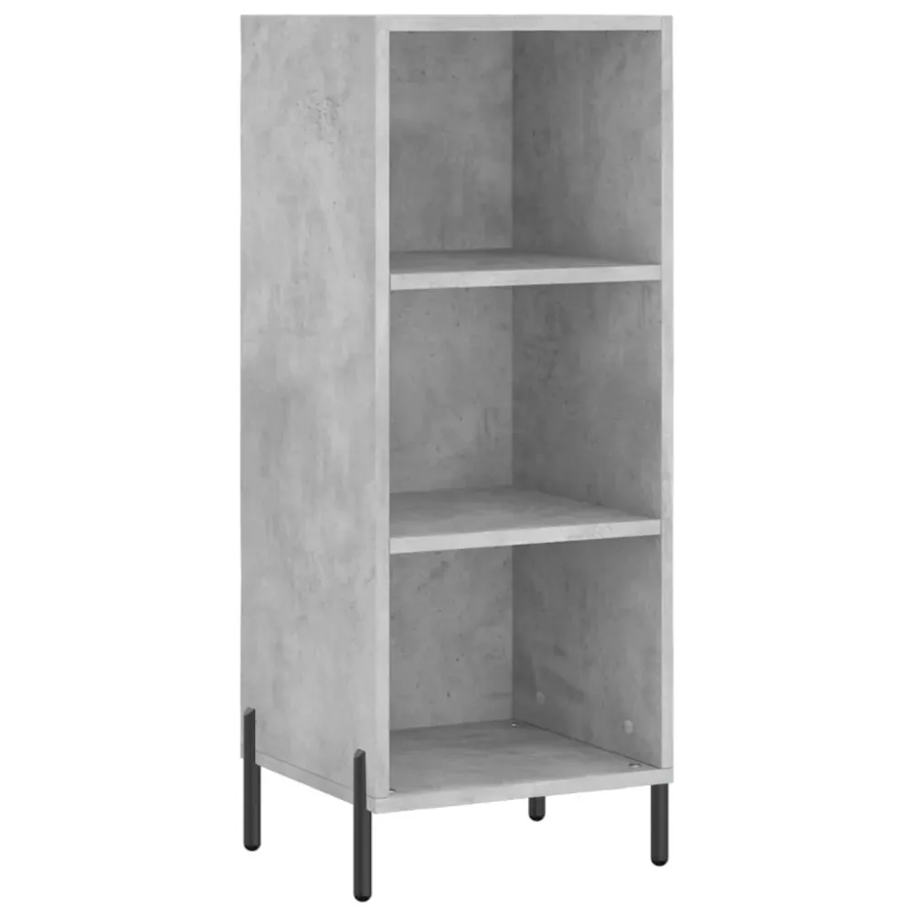 Buffet bahut commode armoire meuble de rangement organisateur cuisine salle de séjour salon haut 34,5 x 34 x 180 cm bois d...