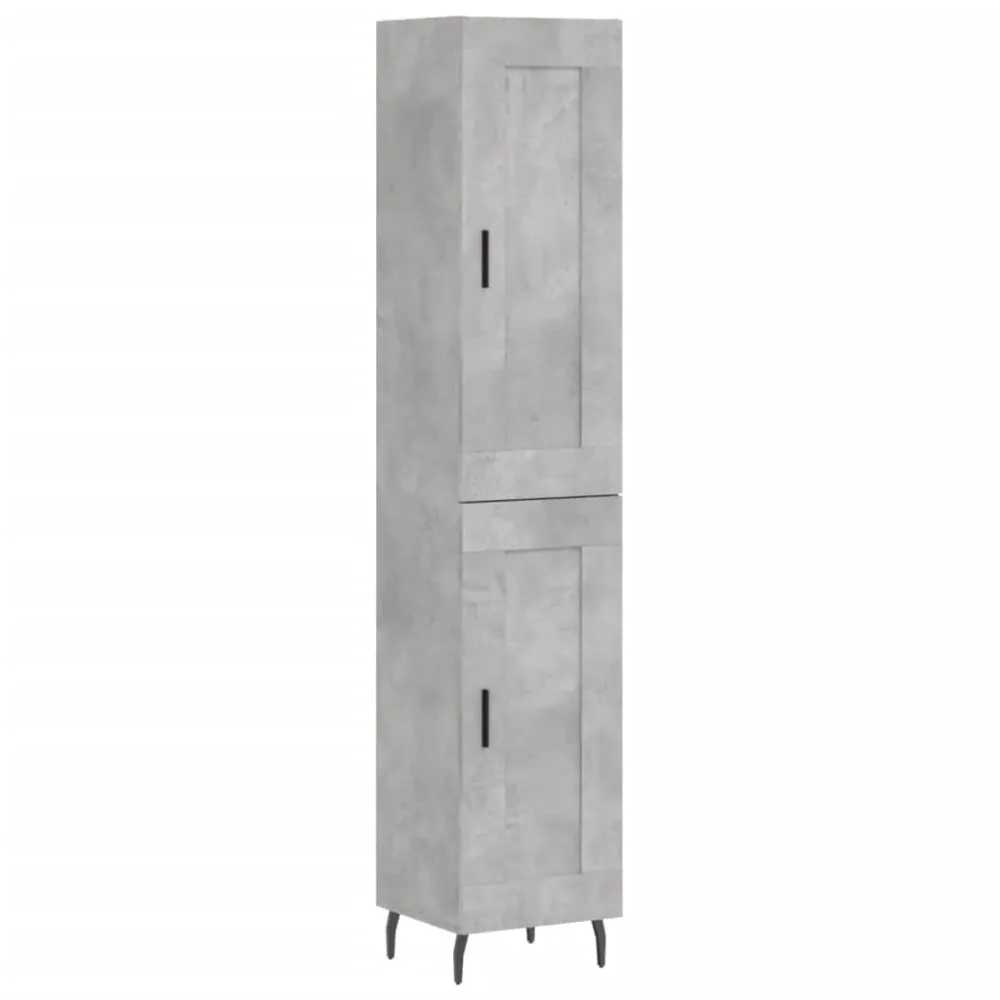 Buffet bahut commode armoire meuble de rangement organisateur cuisine salle de séjour salon haut 34,5 x 34 x 180 cm bois d...