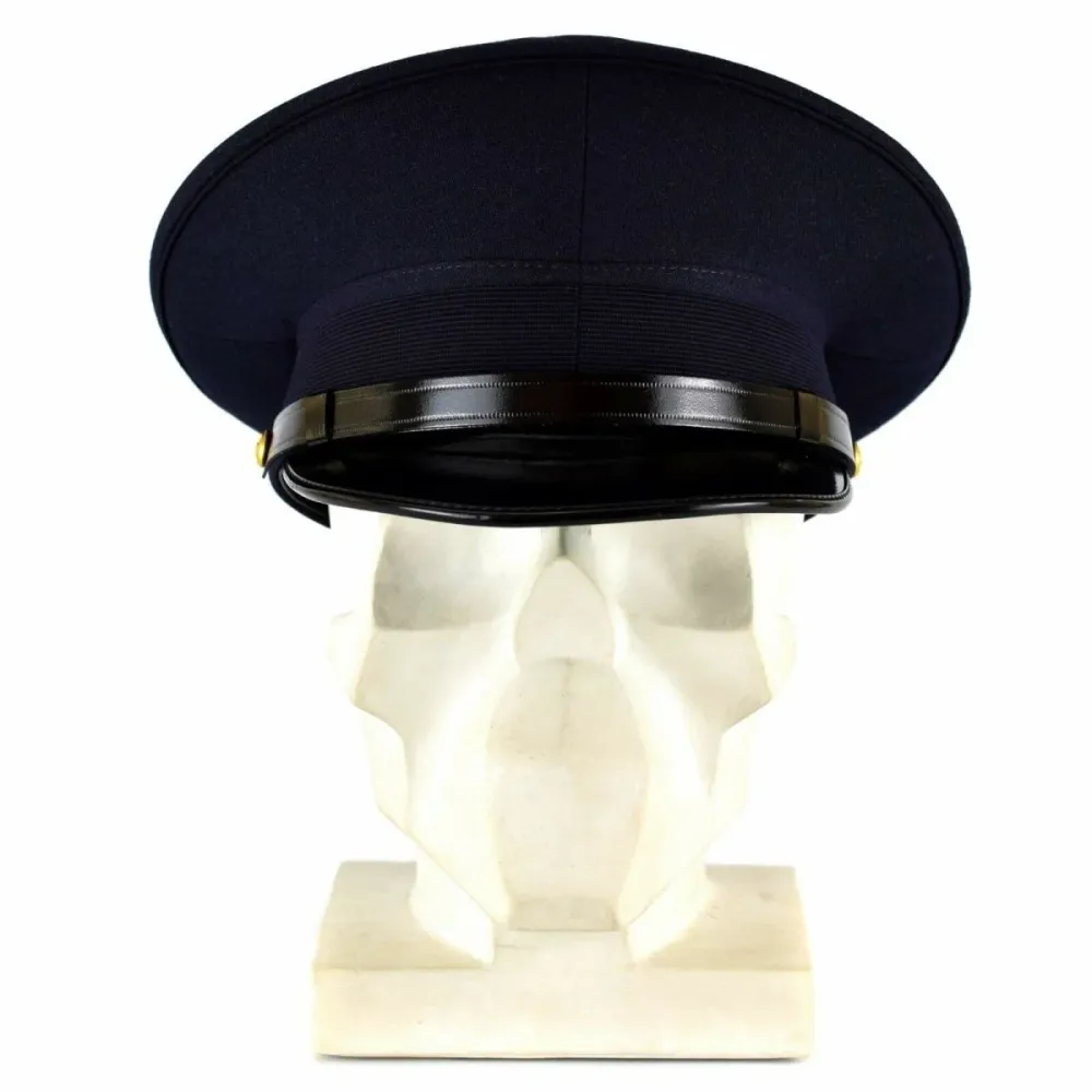 Casquette à visière de l'armée italienne pur Casquette militaire de l'armée de l'air bleue