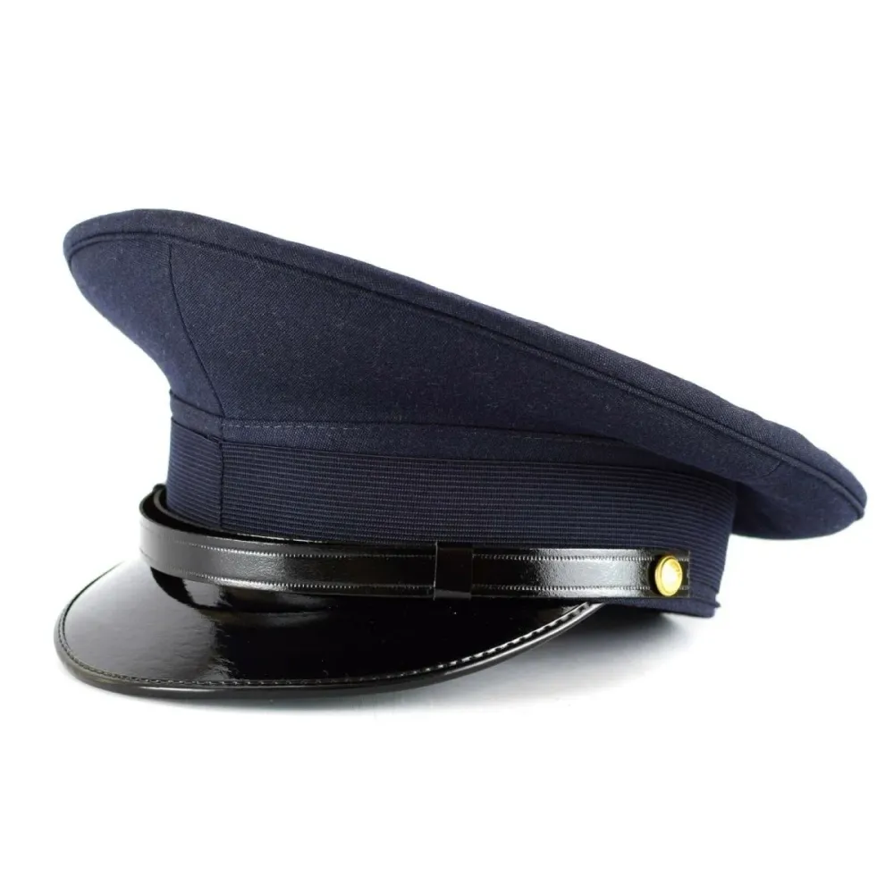 Casquette à visière de l'armée italienne pur Casquette militaire de l'armée de l'air bleue