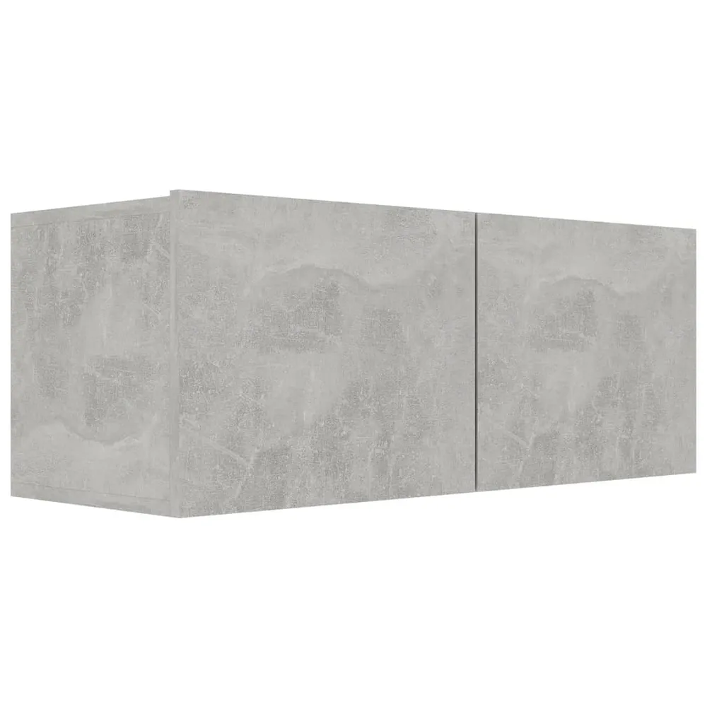 Ensemble de meubles armoire buffet TV télévision salon chambre séjour 8 pièces bois d'ingénierie gris 02_0025254