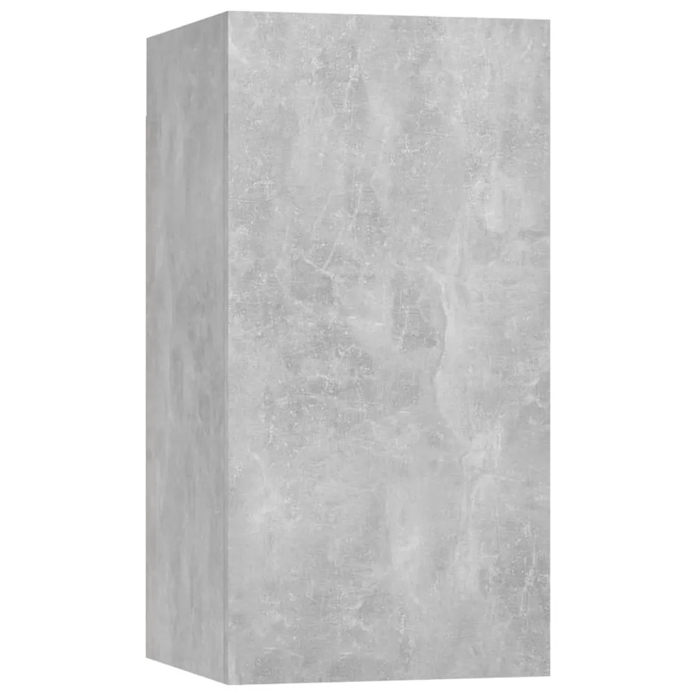 Ensemble de meubles armoire buffet TV télévision salon chambre séjour 8 pièces bois d'ingénierie gris 02_0025254