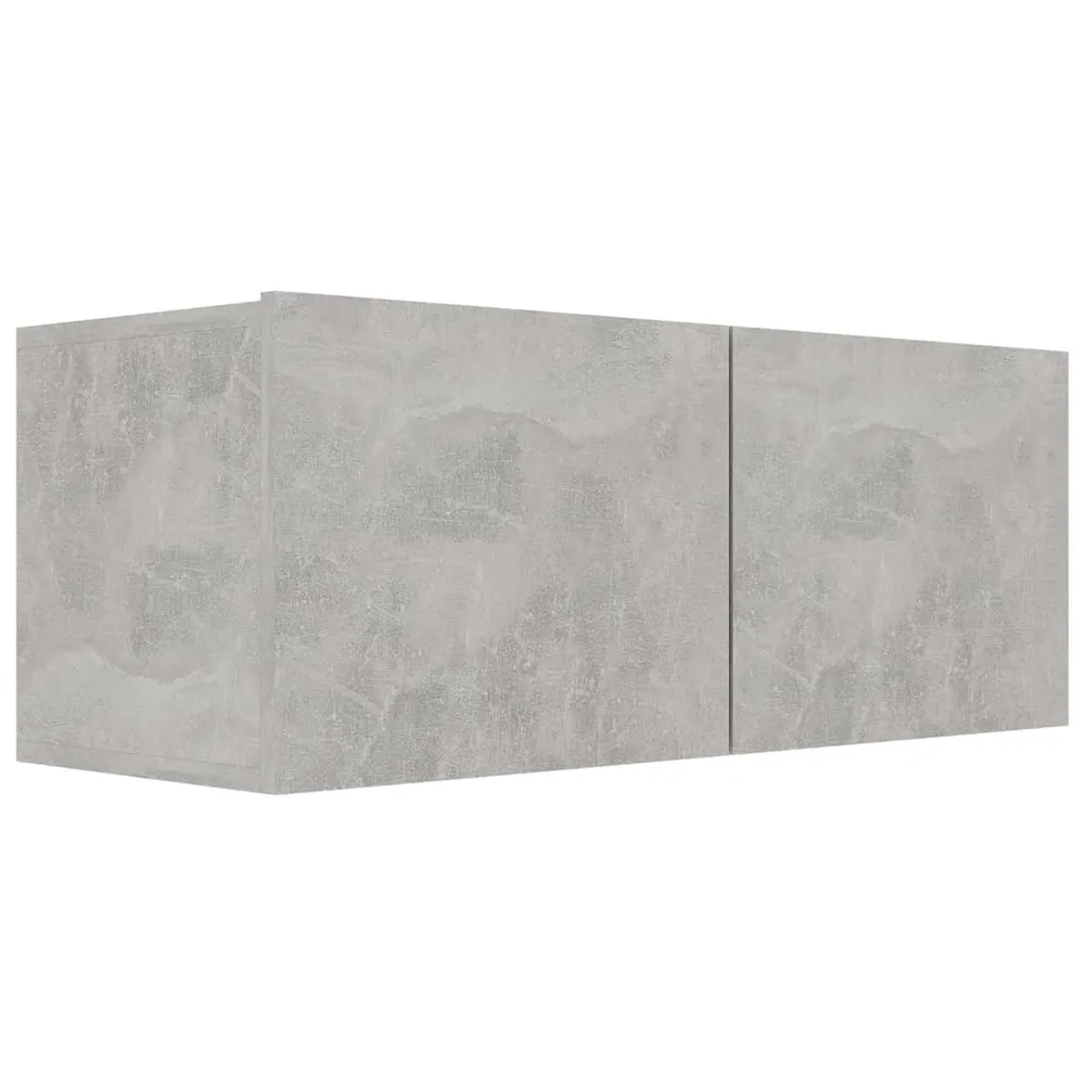 Ensemble de meubles armoire buffet TV télévision salon chambre séjour 8 pièces bois d'ingénierie gris 02_0025246
