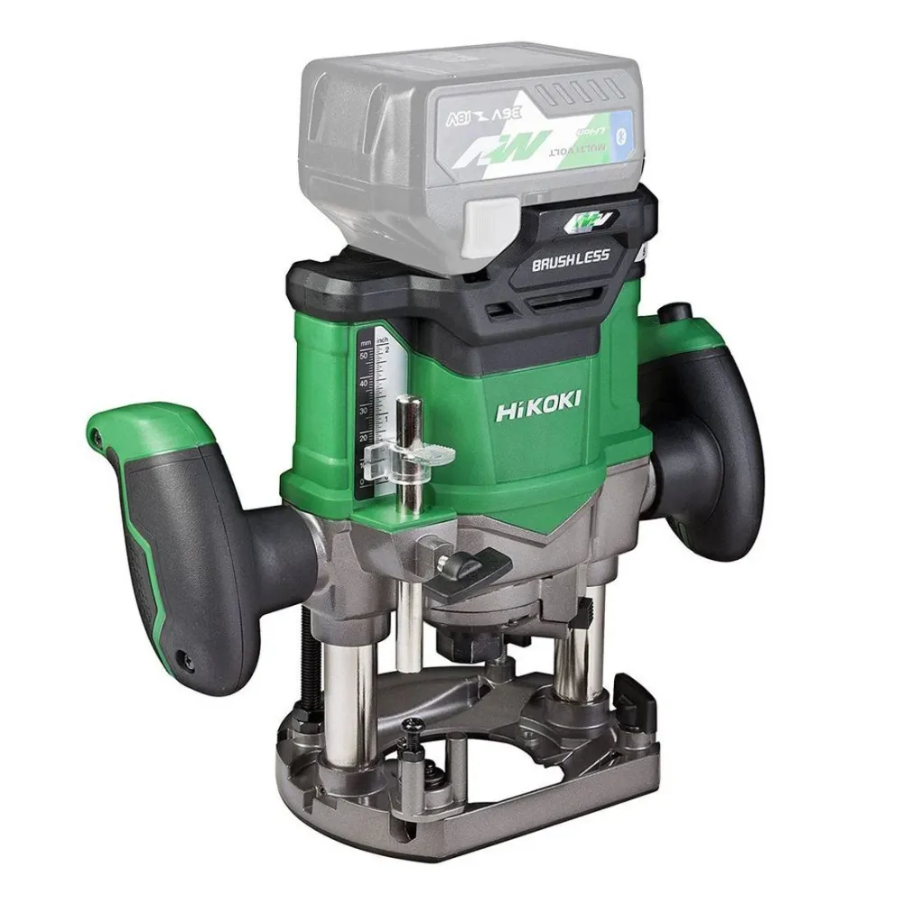 Hikoki M3612DAJ2Z 36V Brushless 1/2" Plunge Router Body Only Case
