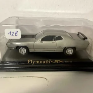 Plymouth GTX grise de 1971 (voiture américaine)