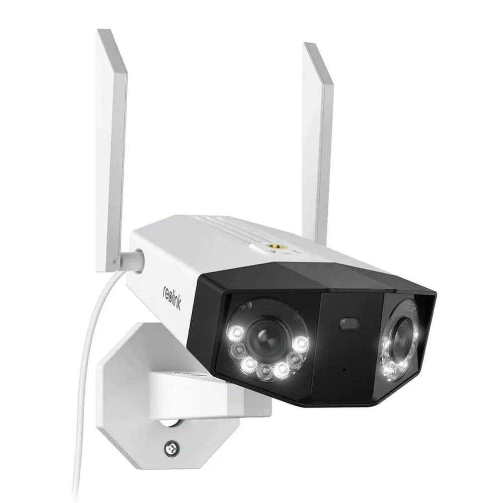 Reolink Duo 2 Wifi - Caméra extérieure 4K 8MP, longiligne angle de vision 180° - Détection intelligente