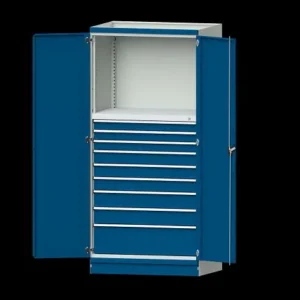 Établis ANKE armoire de base réseau d'armoire modulaire série 1060 V exemple 4006 1015 x 720 x 2200 mm RAL 7035/5...