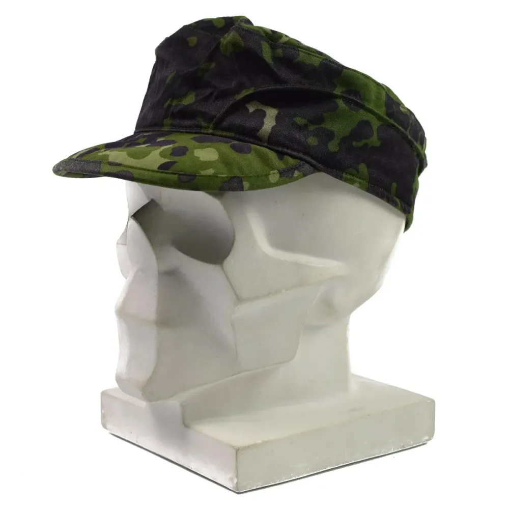 Véritable casquette de terrain de l'armée danoise militaire M84 Flecktarn Camo chapeau d'été jungle