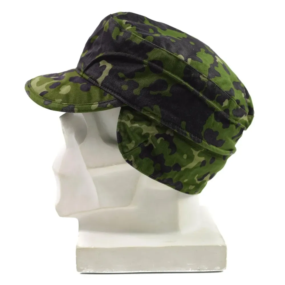 Véritable casquette de terrain de l'armée danoise militaire M84 Flecktarn Camo chapeau d'été jungle