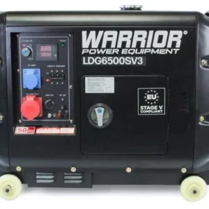 Warrior 6,9 kVA Apaisé Diesel Generator 3-phase ATS