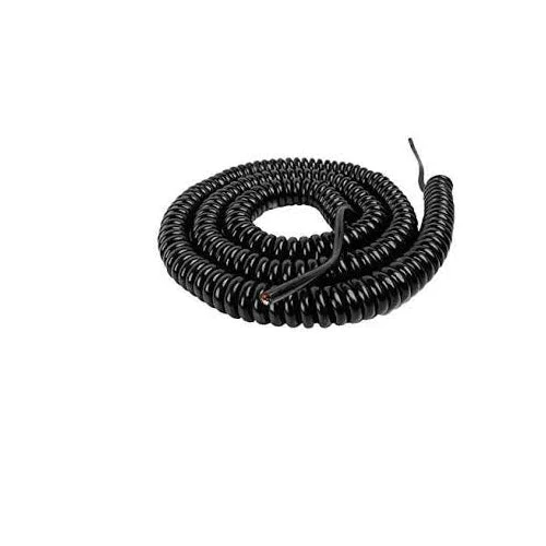 18/4 SJOOW UL/CSA, Télescopique Coil Cord, 2FT Retracted, 10FT Extended
