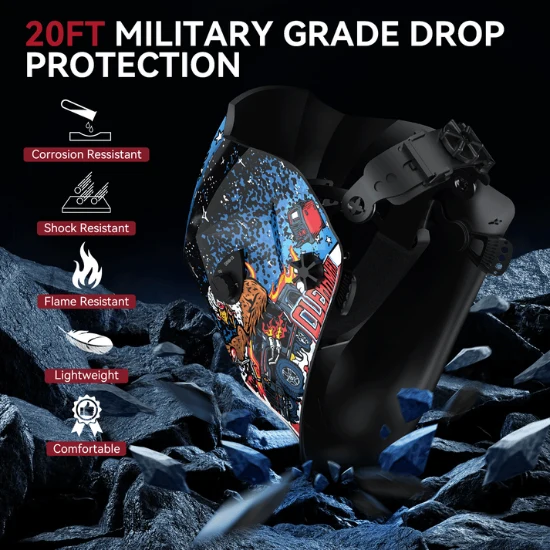Arccaptain Eagle Lcd Auto-Darkening Welding Helmet Sensitivity Control