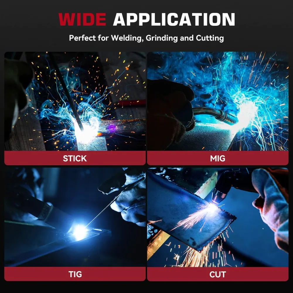 Arccaptain Eagle Lcd Auto-Darkening Welding Helmet Sensitivity Control