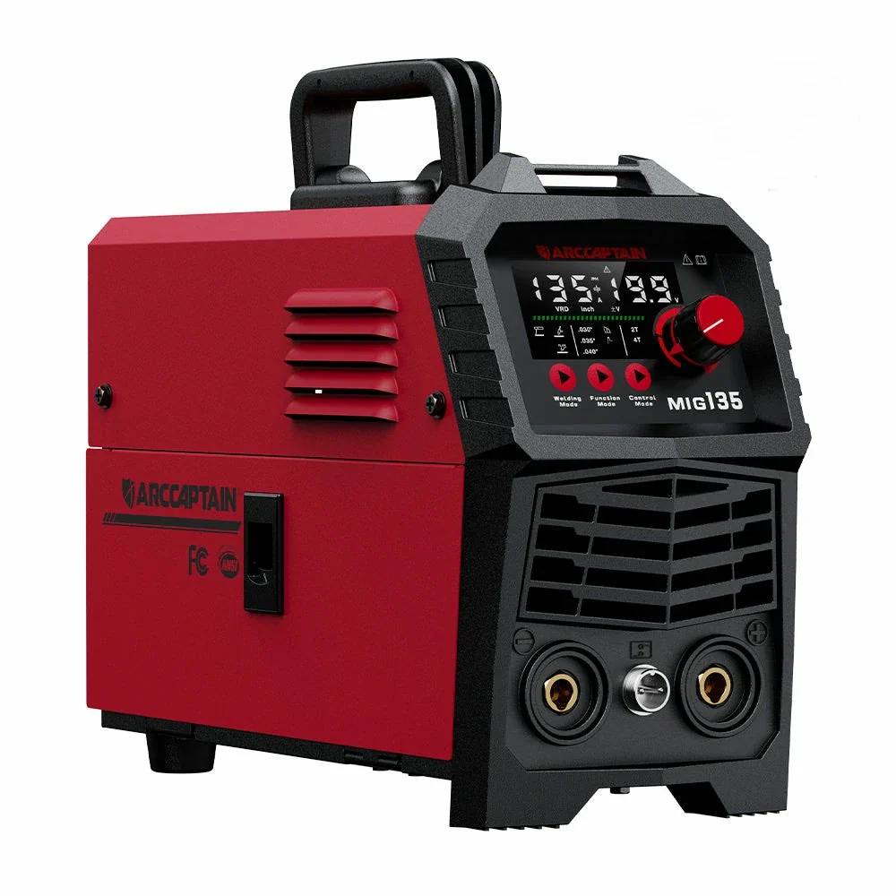 Arccaptain MIG135 Three One 110V Gasless MIG Welder