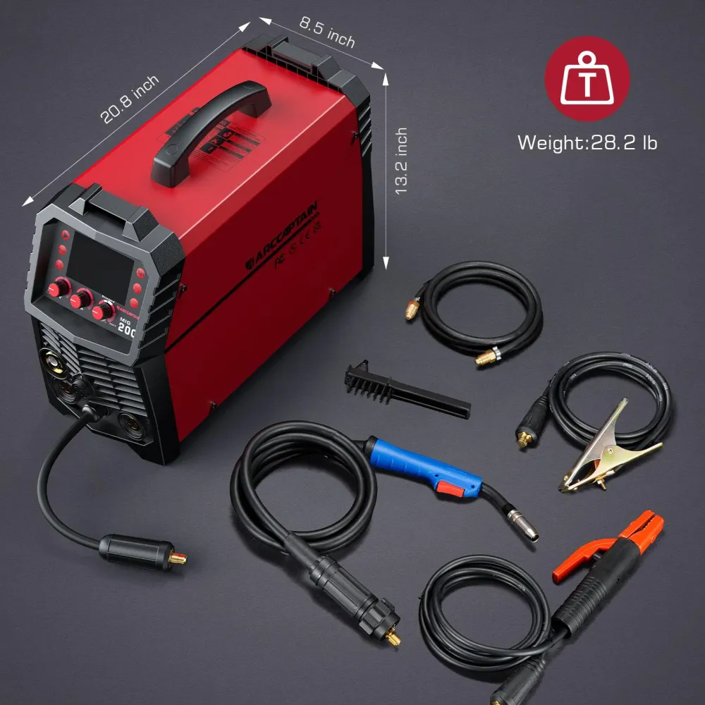 Arccaptain MIG200 Multi-process MIG Welder Jumeau Voltage Wholesale Welding Machine