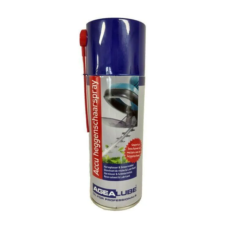 Certifié CE Agealube Spray pour taille-haies à batterie - 400 ml