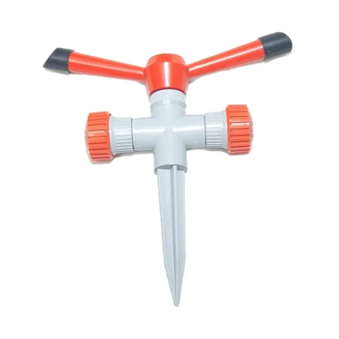 Certifié CE Arroseur piquet - Rotatif pour arrosage gazon - 1 entrée 1 sortie