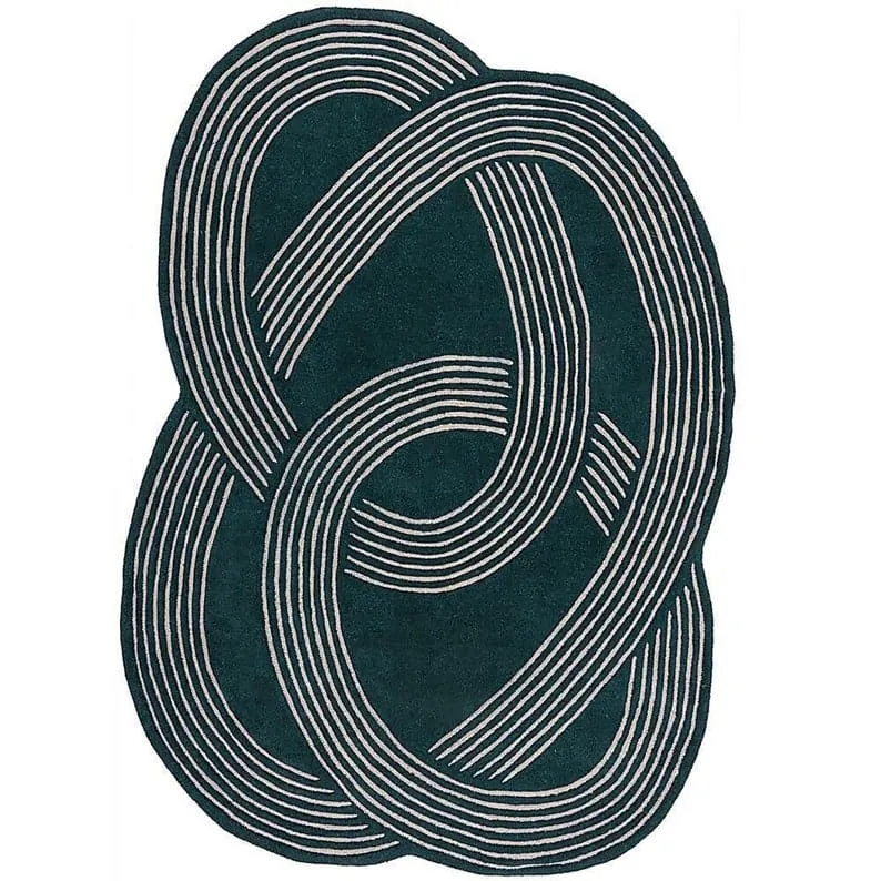 Chain Récent Zealand Wool Hand Tufted Rug