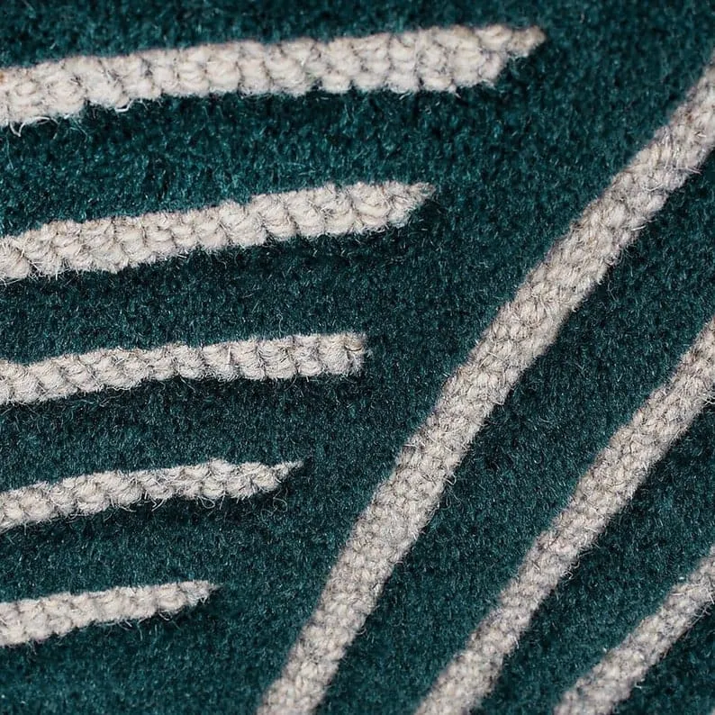 Chain Récent Zealand Wool Hand Tufted Rug