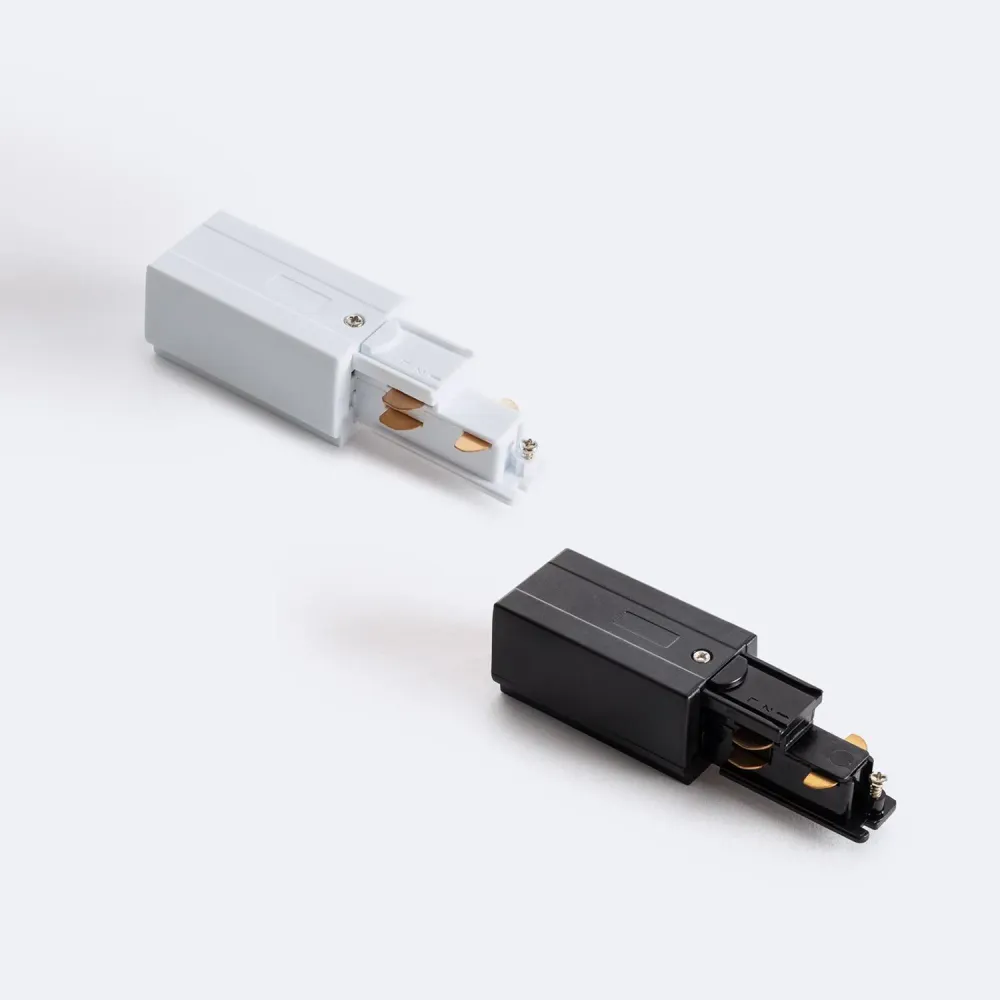 Connecteur à gauche pour réseau DALI sur rail triphasé - Compatible Universelle