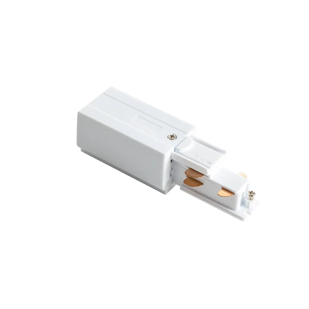 Connecteur à gauche pour réseau DALI sur rail triphasé - Compatible Universelle