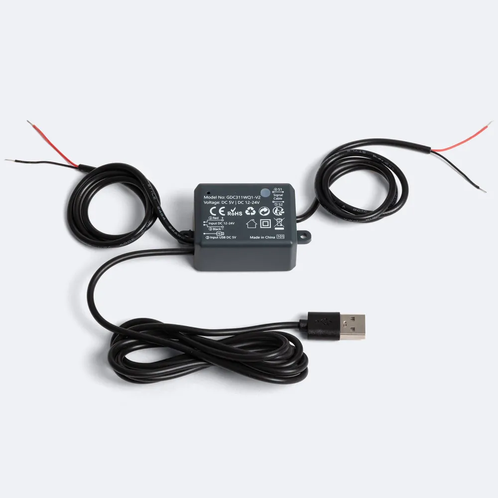 Dispositif d'ouverture pour portes de garage avec capteur RF Wi-fi compatible TUYA - Compatible Universelle
