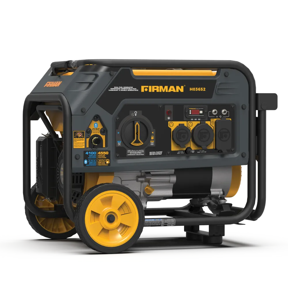 Dual Fuel Léger Generator 3650W Recoil Start