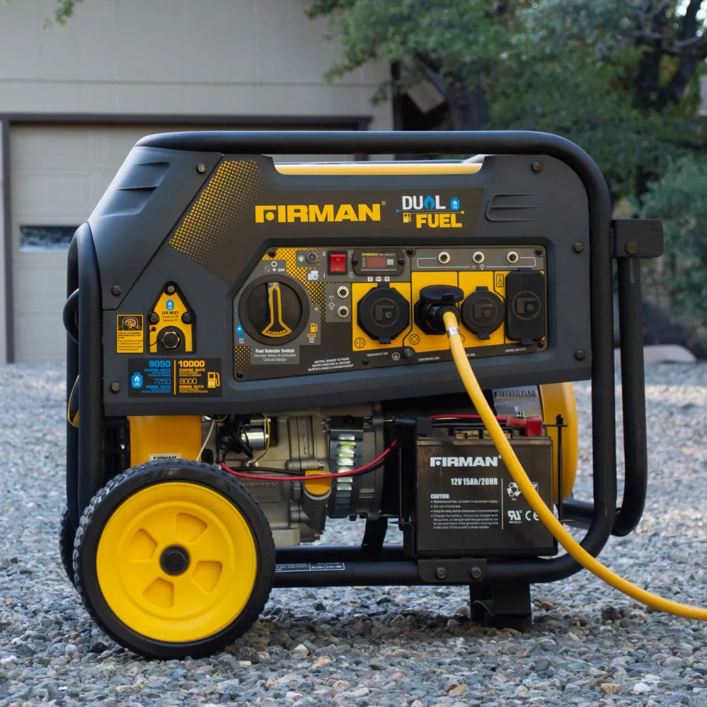 Dual Fuel Léger et mobile Generator 8000W Electric Start 120/240V