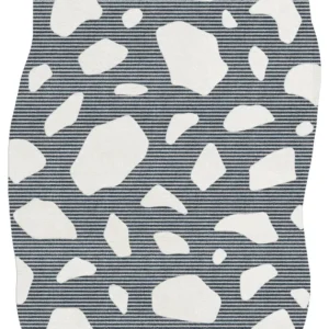 Evoke Inedit Zealand Wool Cut & Loop Irregular Shaped Rug