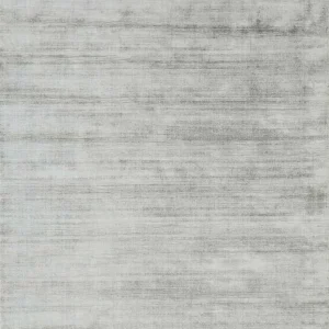 Handwoven Pewter Luxury Laine / Viscose Rug