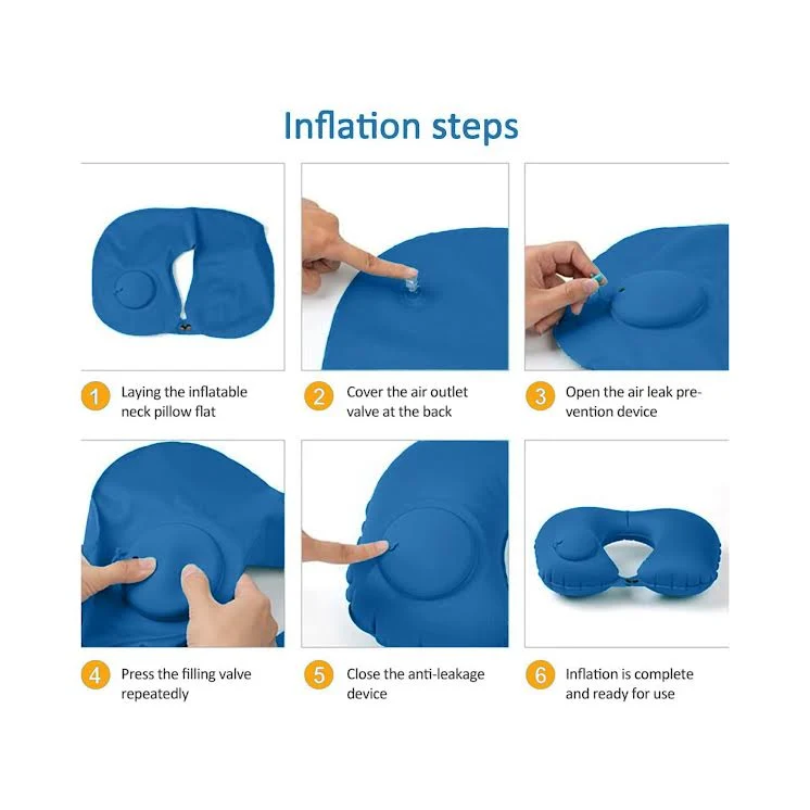 Haute Performance Yumo Travel Inflatable Neck Pillow Dark Blue
