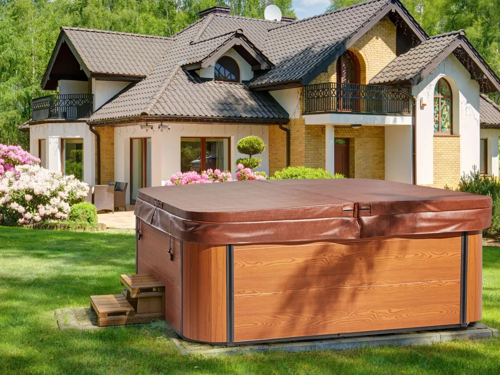 Hottub LED blauw 215 x 180 cm ARCELIA