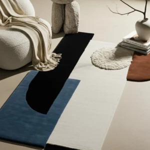Isel New Zealand Laine Irregular Shaped Rug