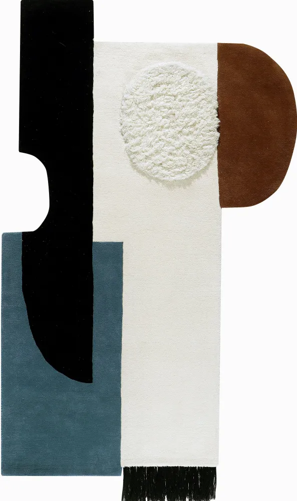Isel New Zealand Laine Irregular Shaped Rug